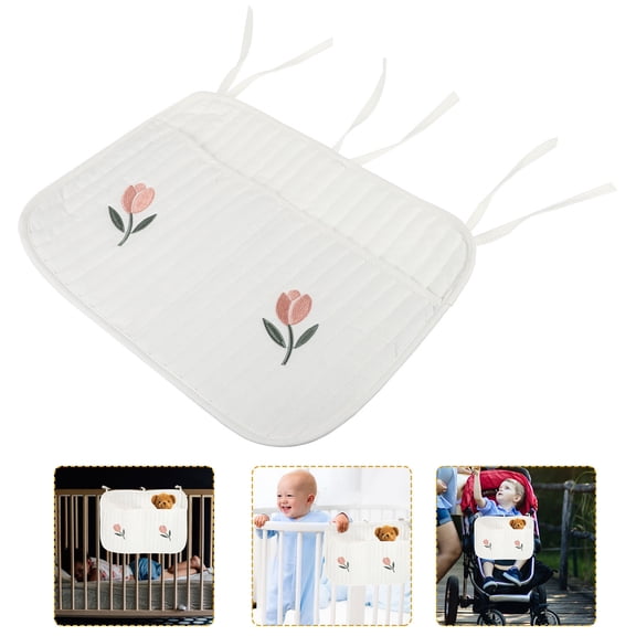 Raindrops Crib Hanging Storage Pouch Stroller Organizer for Diaper Clothing Toys