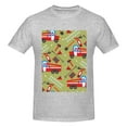 thumbnail image 4 of Bingfone Cartoon Fire Truck Men'S Loose Fit Short-Sleeve Pocket T-Shirt, 4 of 7