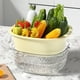 thumbnail image 5 of Kitchen Organizer Basket Food Safe Plastic Drainer Space Saving Storage Container For Vegetables Utensils Sturdy Easy Clean Multi Purpose Use, 5 of 6