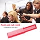thumbnail image 3 of Ygjytge Peluquería Carbón Antiestático Peine Diente Ancho Cortapelos Peine (Rojo) Ygjytge Para estrenar, 3 of 9