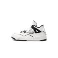 thumbnail image 1 of Jordan 4 Rétro pour Tout-Petits DIY Blanc/noir-Volt (DC4102 100) - 7, 1 of 2
