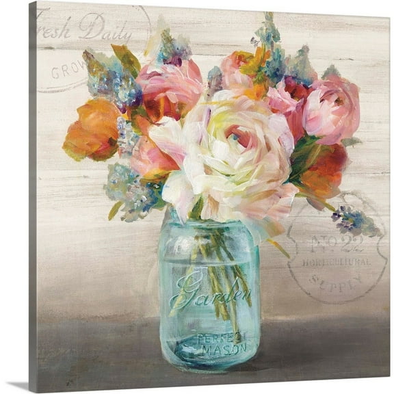 Great BIG Canvas Vintage Painting Contemporary