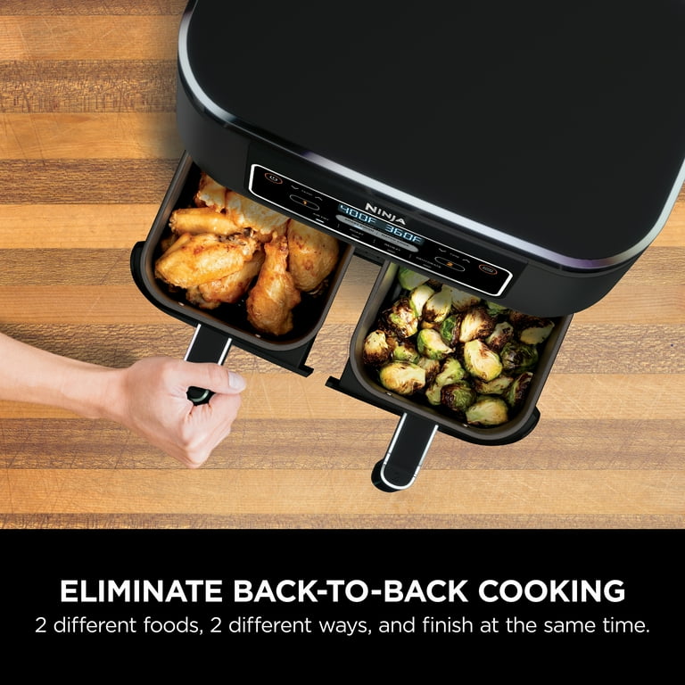 Ninja Foodi 4 in 1 8 qt. 2 Basket Air Fryer with DualZone Technology