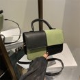 thumbnail image 2 of Bolso bandolera pequeño de diseño a cuadros con contraste de colores para mujer, nuevo bolso cuadrado pequeño de otoño 2025 para ir al trabajo con diseño de cuadros., 2 of 5