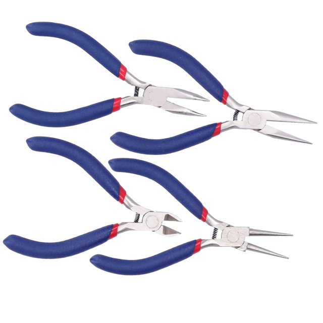 Alicates alicates de punta redonda de acero con alto contenido de carbono para reparación de joyas para fabricación de joyas para manualidades de bricolaje ANGGREK Otros