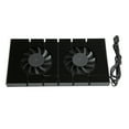 thumbnail image 3 of Radiador de placa posterior GPU, disipador de calor rápido de aleación de aluminio, Enfriador de memoria de plano posterior de 4 pines para RTX3090 3080 3070, 3 of 8