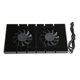 thumbnail image 3 of Radiador de placa posterior GPU, disipador de calor rápido de aleación de aluminio, Enfriador de memoria de plano posterior de 4 pines para RTX3090 3080 3070, 3 of 8