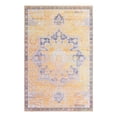 thumbnail image 3 of Unique Loom Renaissance Collection Area Rug - Roma (5' 11" x 9' Rectangle Tuscan Yellow/Navy Blue), 3 of 6