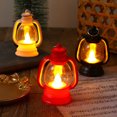 thumbnail image 7 of SLYNSHome Clearance LED Christmas Mini Lantern Decoration,4.3 Inch Lights Small Lantern Table Centerpiece Vintage Camping Hanging Lamp Ornaments Small Oil Lamp Bulk for Xmas Tree,Home,Party (White), 7 of 7