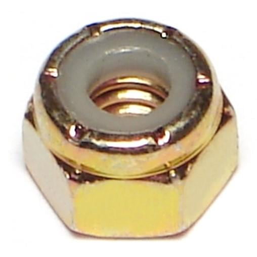 1/4"-20 Zinc Grade 8 Nylon Insert Lock Nuts (16 pcs.)