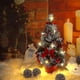 thumbnail image 1 of Pequeño árbol de Navidad decorado de escritorio JanHm con luces 40 cm, 1 of 4
