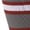 CARDINAL,GREY,WHITE, variant on Striped Baseball Sock - CARDINAL, GREY, WHITE - XS
