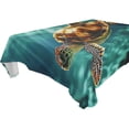 thumbnail image 4 of BZSMCE Square Tablecloth Sea Turtle Pattern Tableclothes, 4 of 9