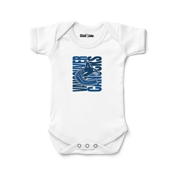 Newborn & Infant Chad & Jake White Vancouver Canucks Bodysuit
