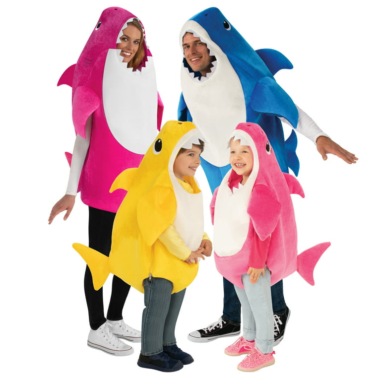 Pinkfong Baby Shark Boy's Halloween Fancy-Dress Costume for Toddler, 3T-4T  