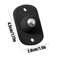 Self Adhesive Caster Wheels for Furniture, Black 8 Pack Low Profile ...