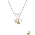 thumbnail image 2 of Delight Jewelry Goldtone Class of 2023 Heart Silvertone Dream Big Pendant Necklace, 25", 2 of 4