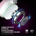 thumbnail image 2 of FONHAID 2.4GHz Wireless Gaming Headset for Xbox, PS5, Switch, Bluetooth Gaming Headphones with Detachable Noise Canceling Mic, 45H Battery, Pink, 2 of 8
