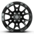 thumbnail image 2 of DEFIANT Wheels DF04 17 Inch Rims and Tires Fit 6x135 17x9 Satin Black - TerraMax RT 33x12.50/17 (Set of 4), 2 of 5