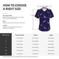 thumbnail image 4 of Goofa Eggplant Pattern Women's Slim-Fit Short-Sleeve V-Neck T-Shirt,Classic-Fit Short-Sleeve V-Neck T-Shirt-X-Large, 4 of 5