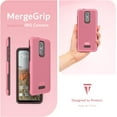 thumbnail image 7 of TUDIA MergeGrip Consumer Cellular Iris Connect Phone Case SH4650 Dual layer - Smokey Pink, 7 of 7