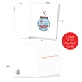 thumbnail image 2 of 20 Valentine's Day Note Cards with Envelopes (4" x 5.12") - Love Jar Valentine's Day (10 Designs, 2 Each) AM3183VDG-B2x10, 2 of 7