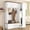 White, variant on 78.7''H Hall Tree, Farmhouse 5-in-1 Entryway Storage Bench with Coat Hooks, Drawers and Cabinets, Freestanding Mudroom Organizer for Hallway Living Room, White