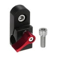 thumbnail image 3 of Unique Bargains 15mm Rod Clamp with 1/4'20 Thread Screw for Camera Support System Shoulder Rig Tripod DSLR Rail Black Red, 3 of 4