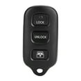 thumbnail image 2 of Smart Key Fob Case, Portable Black Lighrweight Temperature Resistance ABS Remote Key Fob Shell  For LS400 SC300 SC400, 2 of 8