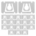 thumbnail image 1 of 20pcs Flush Mount Brackets Heavy Duty Picture Hangers Photo Frame Hook for Decor, 1 of 8