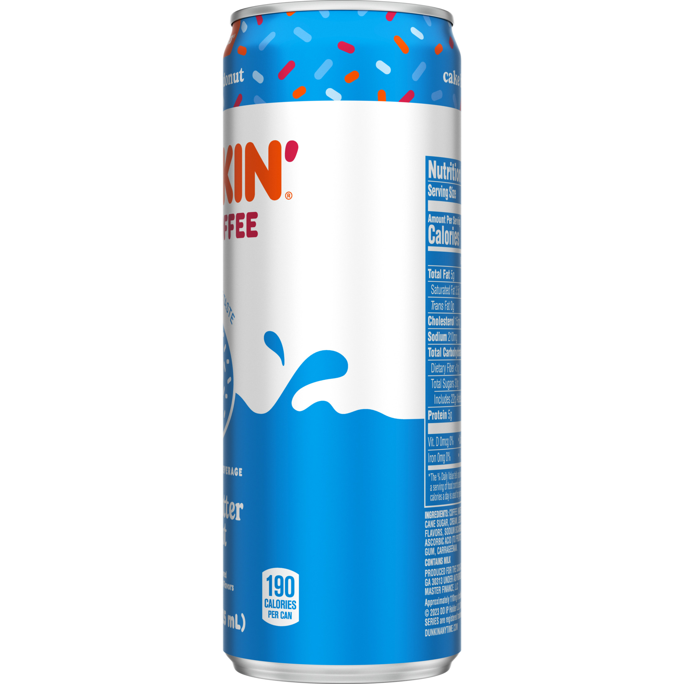 Dunkin' Cake Batter Donut Iced Coffee 11 fl oz