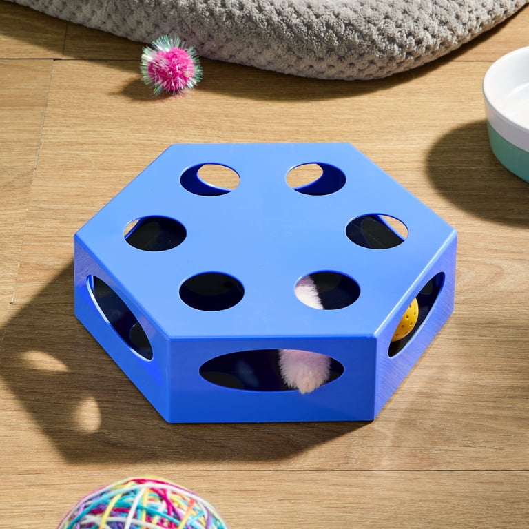Vibrant Life Hex Maze Electronic Cat Toy, Interactive Hexagon Maze