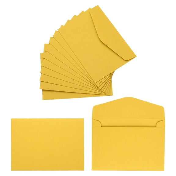 120Pcs Gift Cards Envelopes, Mini Envelopes for Business Mailing, Dark Yellow