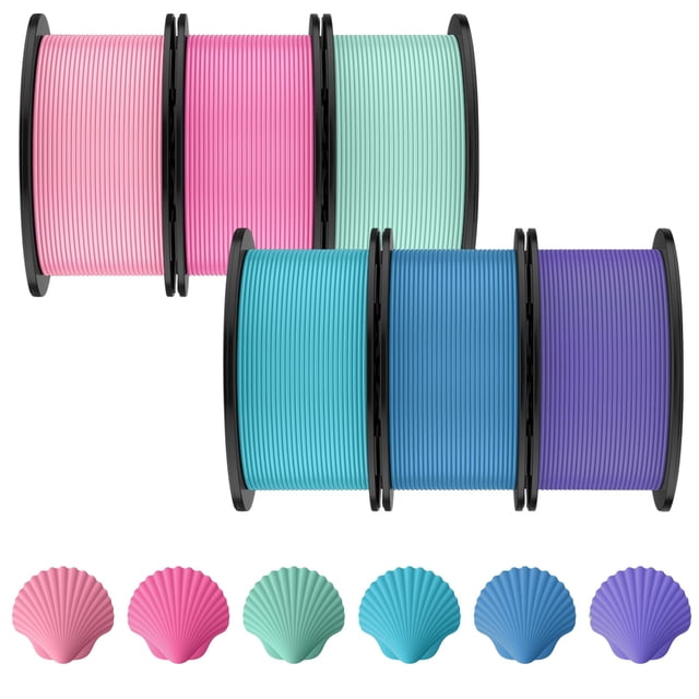 Filamento para impresora 3D Pangda 1.75 mm PLA multicolor 1.5 kg
