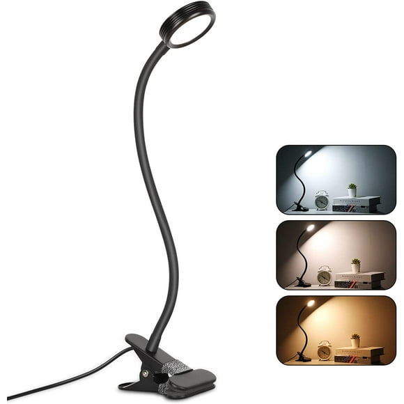 Reading lamp LED bedside lamp gooseneck clamp light bed lamp