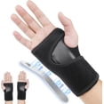 thumbnail image 1 of (Mano derecha) Muñequera ortopédica para el túnel carpiano, tendinitis y artritis, que ayuda a aliviar y tratar el dolor de muñeca y el túnel carpiano., 1 of 5