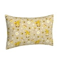thumbnail image 2 of Balery Cute Bee Gnomes Bedding Queen Pillow Cases - Envelope Closure - Soft Brushed Microfiber Fabric - Shrinkage and Fade Resistant Pillow Cases-, 2 of 9