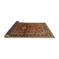 thumbnail image 2 of Ahgly Company Indoor Square Medallion Brown Traditional Area Rugs, 8' Square, 2 of 4