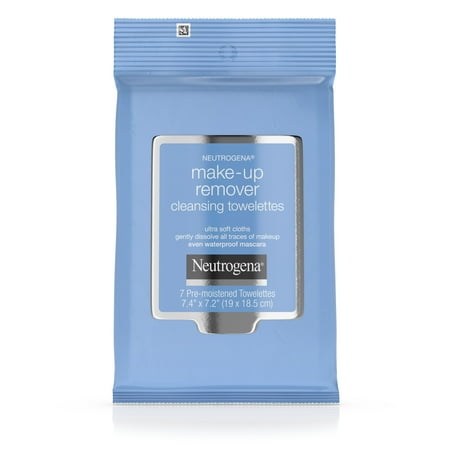 (4 pack) (4 Pack) Neutrogena Cleansing Towellettes Make-Up Remover, 7 Ct