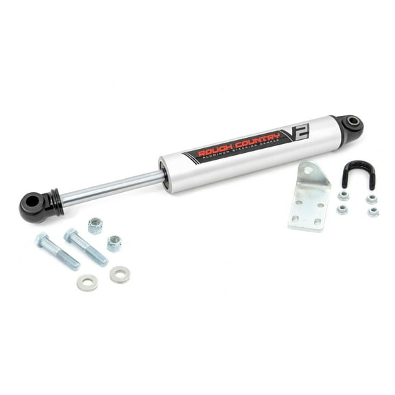 Rough Country V2 Steering Stabilizer for 99-06 Chevy/GMC 1500 4WD - 8732070 Fits select: 1999-2002 CHEVROLET SILVERADO, 2001-2002 CHEVROLET TAHOE
