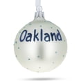 thumbnail image 2 of Oakland, California Glass Ball Christmas Ornament 3.25 Inches, 2 of 5