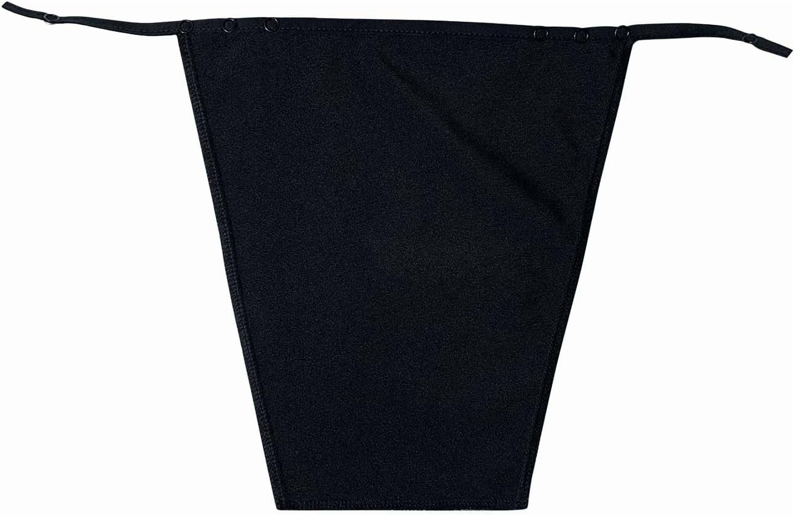 Pomwame 6-Pack Bra to Cami Converters Adjustable Snap-On Modesty Covers for Women Seamless Layering Cleavage Control