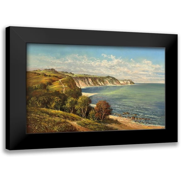 Buchner, H. 14x10 Black Modern Framed Museum Art Print Titled - BALTIC SEA COAST I