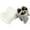 White, variant on Wovilon 100Pcs Nursery Pots Seed-Raising Bags Non-Woven Fabrics Garden Supply 8X10Cm