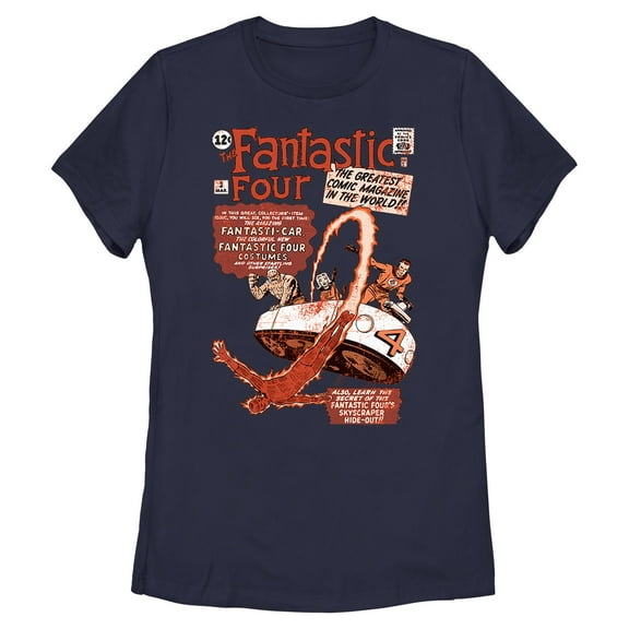 Womens Marvel: Fantastic Four Greatest Comic Cover Issue 3 T Shirt