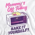 thumbnail image 2 of Popfunk Easy Bake Oven Mother's Day Bake It Yourself Adult Pull-Over Hoodie, White, 3X-Large, 2 of 5