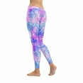 thumbnail image 2 of SUNENAT Modern Galaxy Mermaid Tail Stretchy Capri Leggings Skinny Yoga Sports Pants Extra Large, 2 of 4