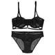 thumbnail image 1 of Conjunto De Lencería Con Sujetador De Encaje Para Mujer Conjunto De Bralette De Encaje Para Mujer Conjunto De Sujetador Bralette Con Correa Bordada De Encaje Ultrafino Push Up ANGGREK Otros, 1 of 8