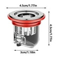 thumbnail image 3 of Universal Stainless Steel Floor Drain Filter Cartridge Bathroom Balcony Sewer Odor Prevention Replacement Core, 3 of 7
