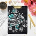thumbnail image 4 of FMSHPON Elephant Clipboard Hardboard Wood Nursing Clip Board and Pull for Standard A4 Letter 13x9 inches, 4 of 5